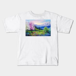 Spring in the Alps Kids T-Shirt